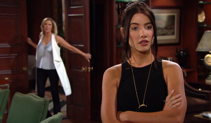 Brooke yells at Steffy for manipulating Ridge